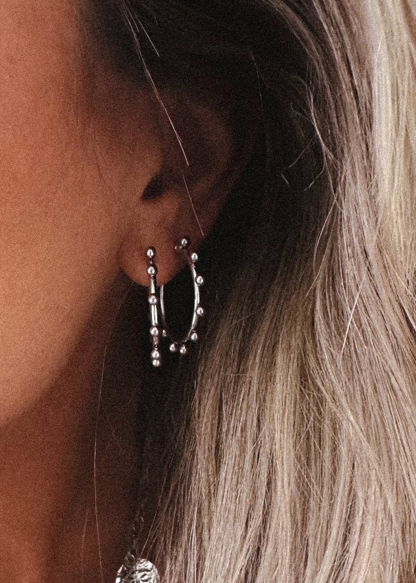 CAMPBELL WATER RESISTANT HOOP EARRING Fashion - Image 4