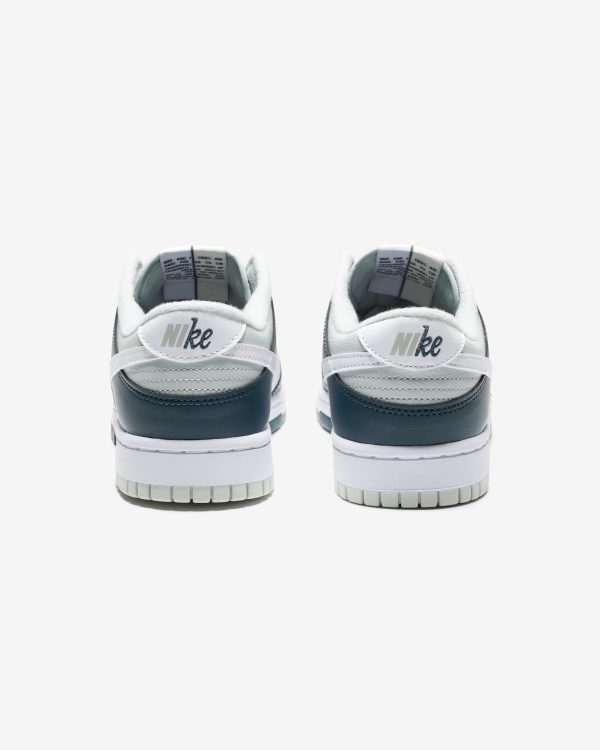 NIKE DUNK LOW RETRO PREMIUM - DEEPJUNGLE  WHITE  LIGHTSILVER Online - Image 3