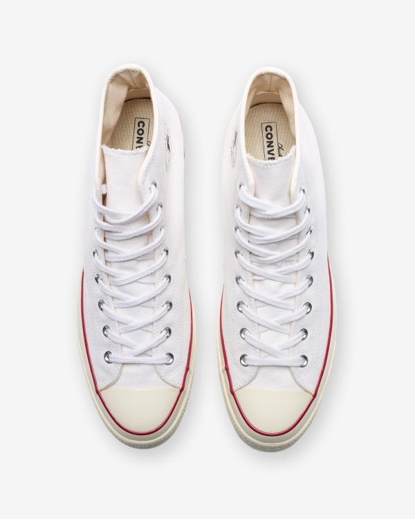 CONVERSE CHUCK 70 HI - WHITE  GARNET  EGRET For Discount - Image 4
