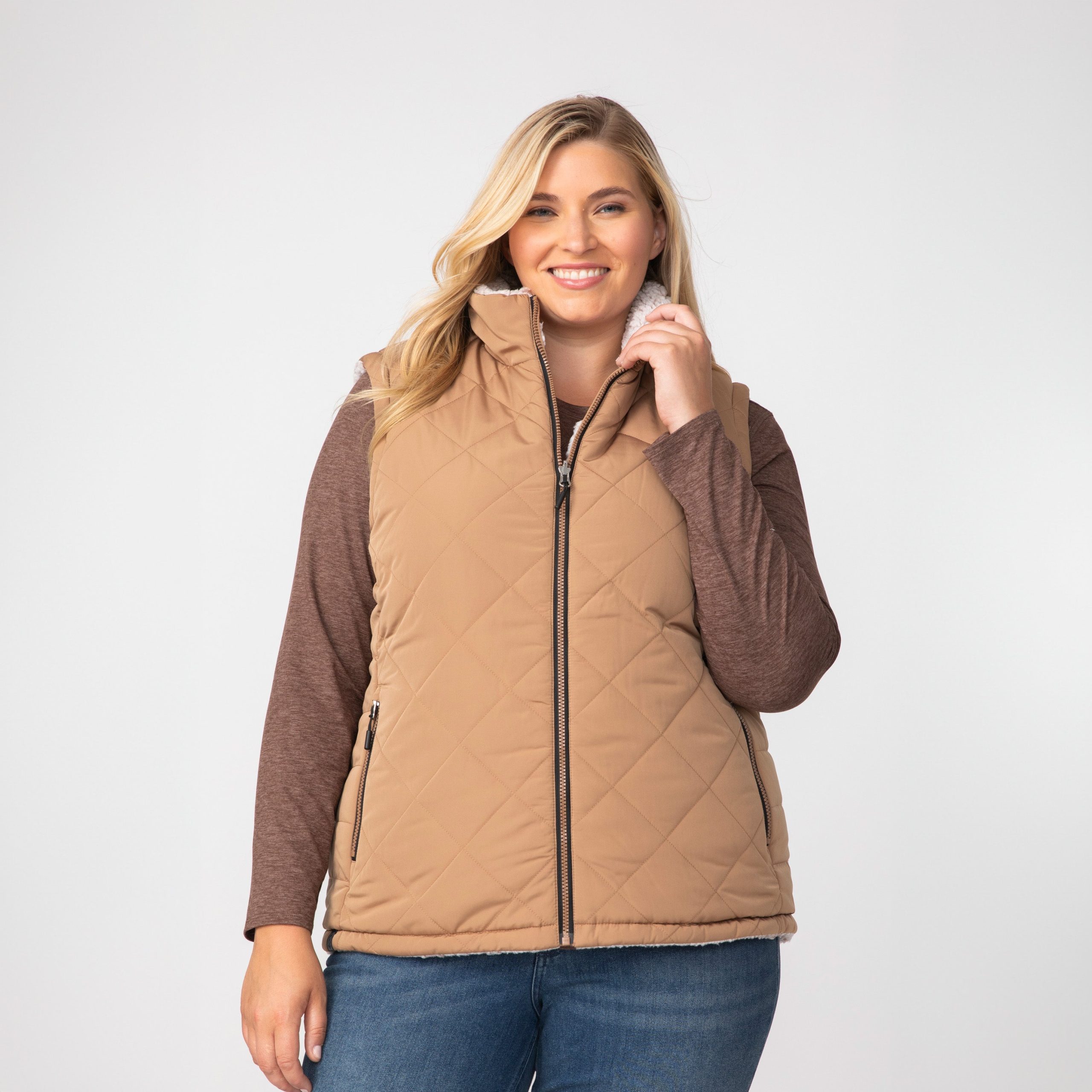 Women s Plus Size Expedition Stratus Lite Reversible Vest Online