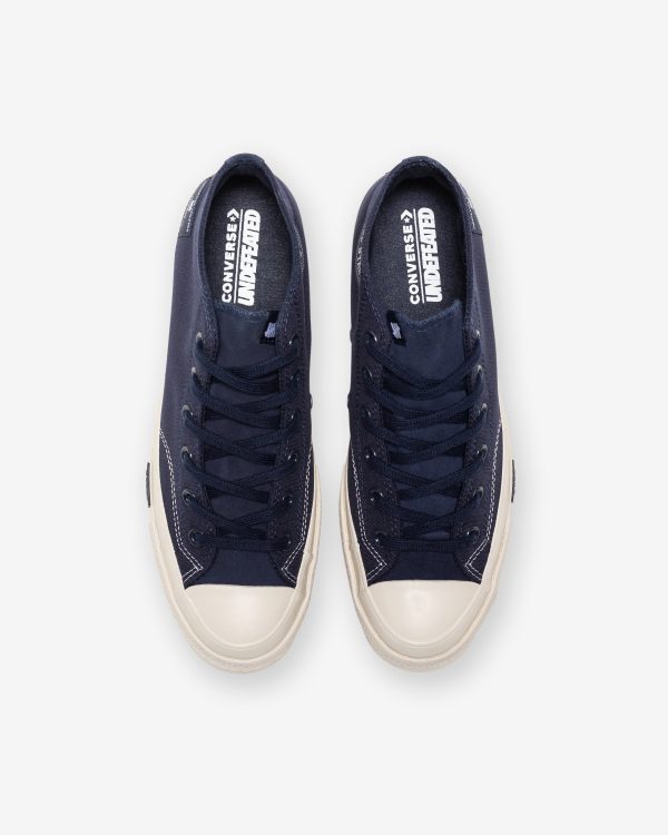 CONVERSE X UNDEFEATED CHUCK 70 MID - BLACKIRIS  PARCHMENT For Discount - Image 5