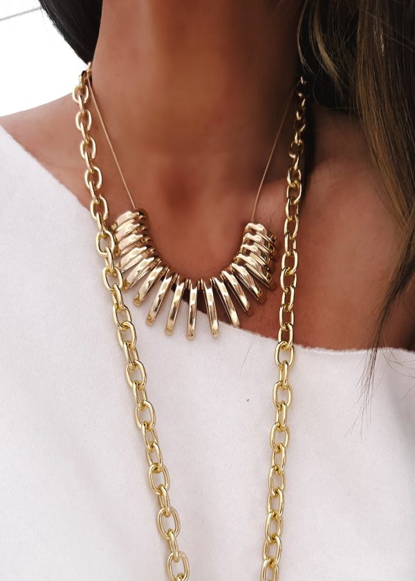 SILAS STATEMENT NECKLACE Hot on Sale - Image 2