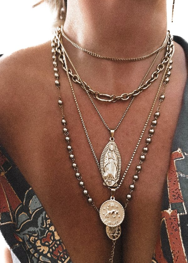 SUN SIGN WATER RESISTANT NECKLACE Online now - Image 5