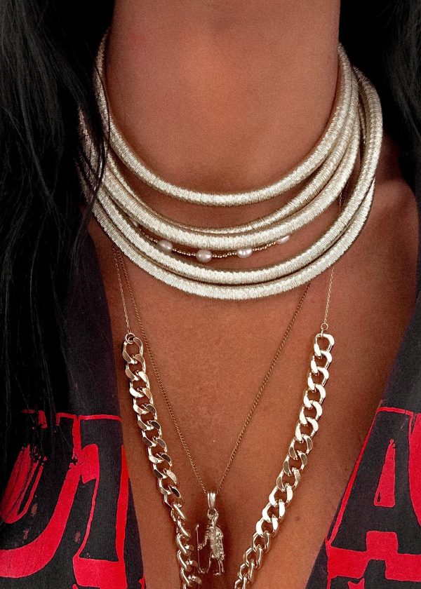 BECKETT STATEMENT CHOKER NECKLACE For Sale - Image 2