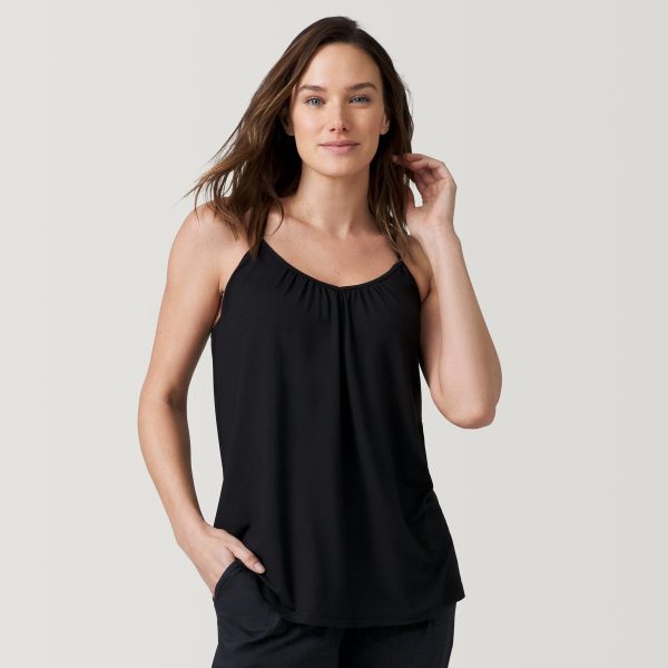 Women s Microtech® Chill B Cool V-Neck Cami Top with Built-In Bra Cheap