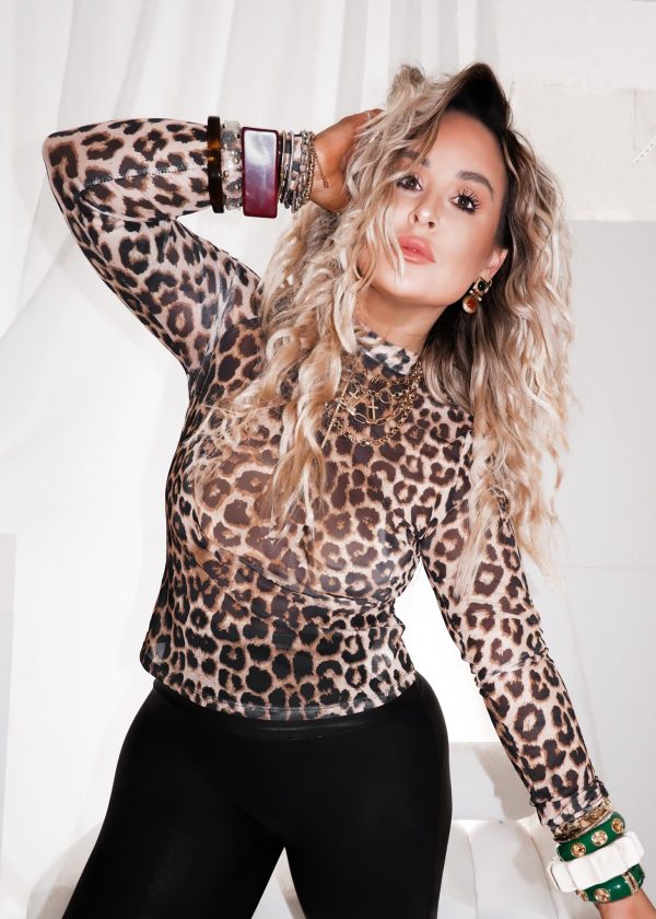 ANIMAL INSTINCTS SHEER TOP Sale