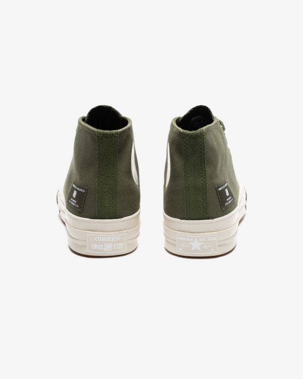 CONVERSE X UNDEFEATED CHUCK 70 MID - CHIVE  PARCHMENT For Cheap - Image 4