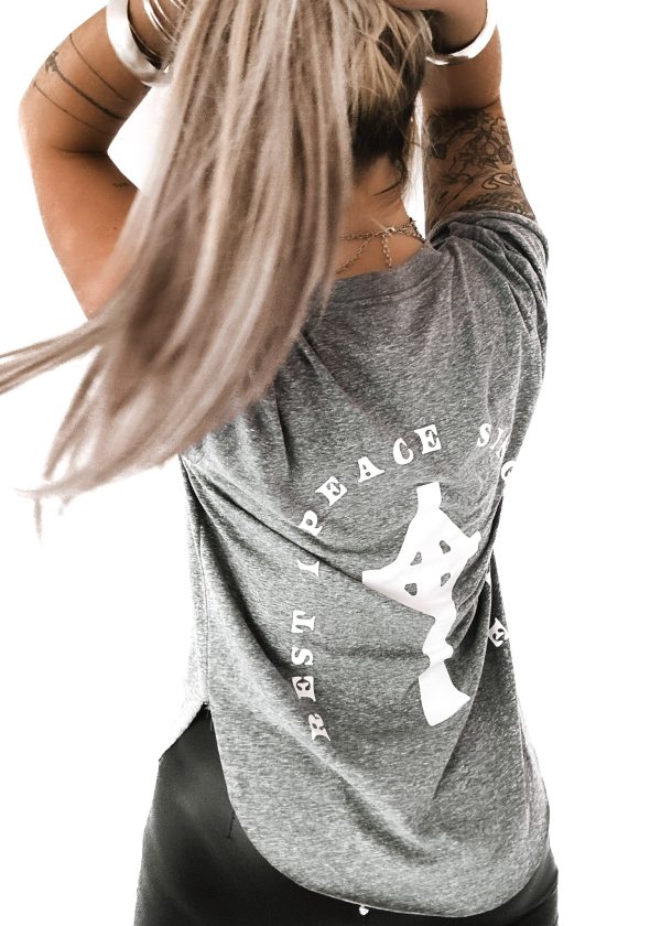 R.I.P SINGLE LIFE SIDE SLIT TEE on Sale - Image 3